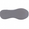 Chaussure extensible basket basse femme Tressé élastique à enfiler ROCK SPRING 3 coloris gris métal, beige ou vert métal. Vue de la semelle extérieure d'une chaussure droite.