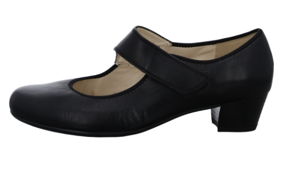 Chaussures Babies Femme Cuir PU Noir - Talon 5 cm - Fleur Strass Argenté  Noir - Cdiscount Chaussures