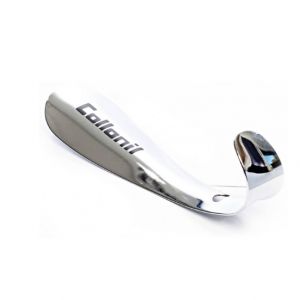 Chausse-pied métal inoxydable Corne de chaussure COLLONIL longueurs 16 cm. Vue d'ensemble d'un chausse pied court.